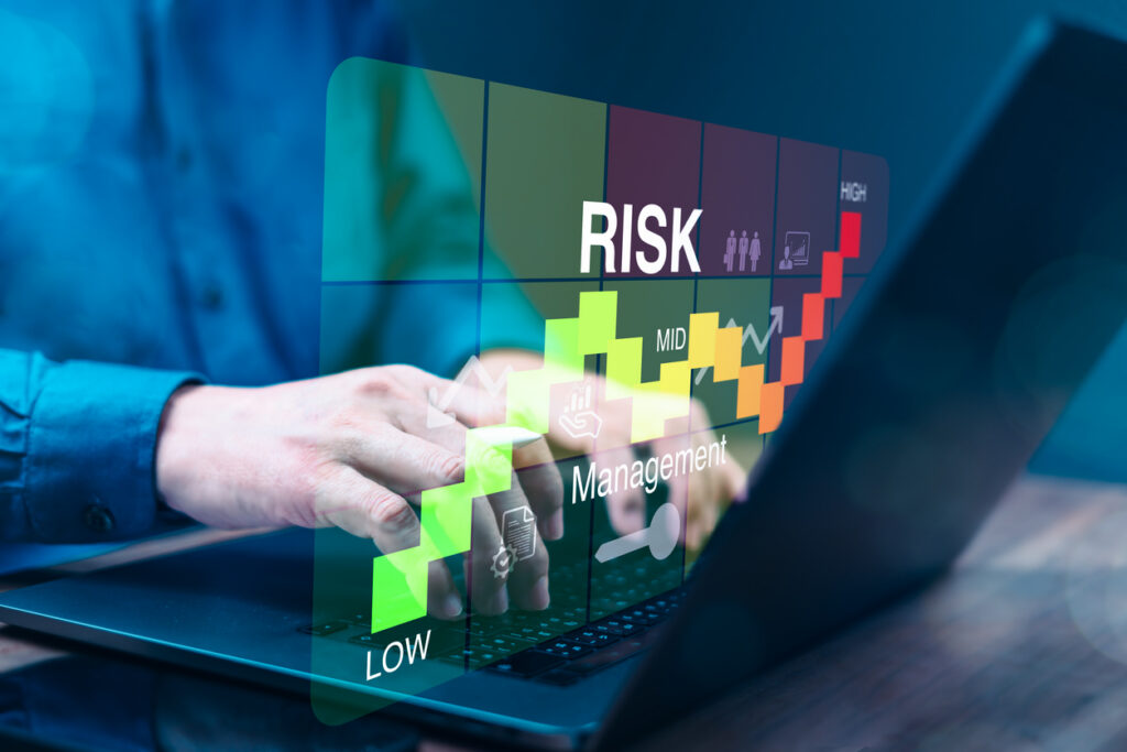 Risk Management Strategy on Laptop