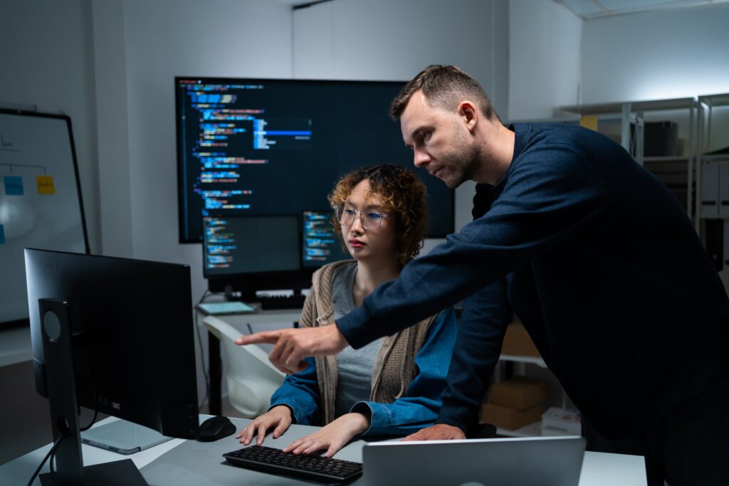 Cybersecurity team responding to a cyber incident and coordinating threat containment and recovery