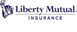 Liberty Mutual Insurance logo featuring the Statue of Libertys head and torch on the left and the company name in navy blue text on a light background.